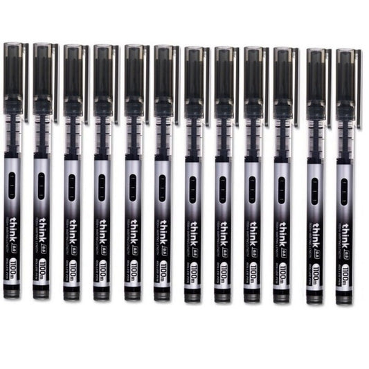 Deli Roller Pen Black Q300BK