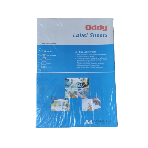 Oddy Label Sheets