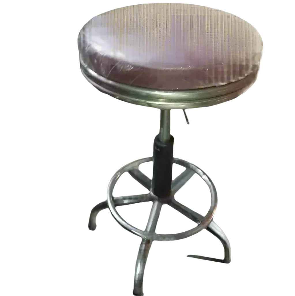 Round Revolving Stool Adjustable Height Seat