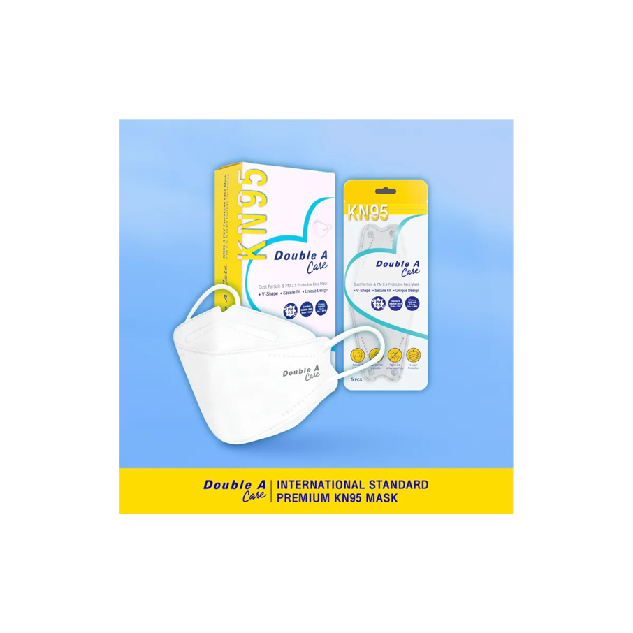 Double A KN 95 Care Mask C005 (5 PCs per packet)