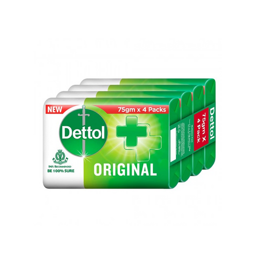 Dettol Soap 75 gm- A pack of 4