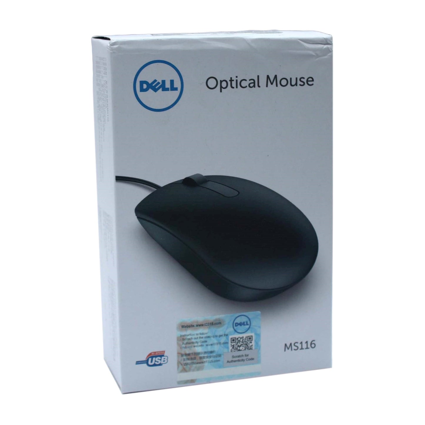 Dell Optical Mouse - MS116 Black(570-AAJP)