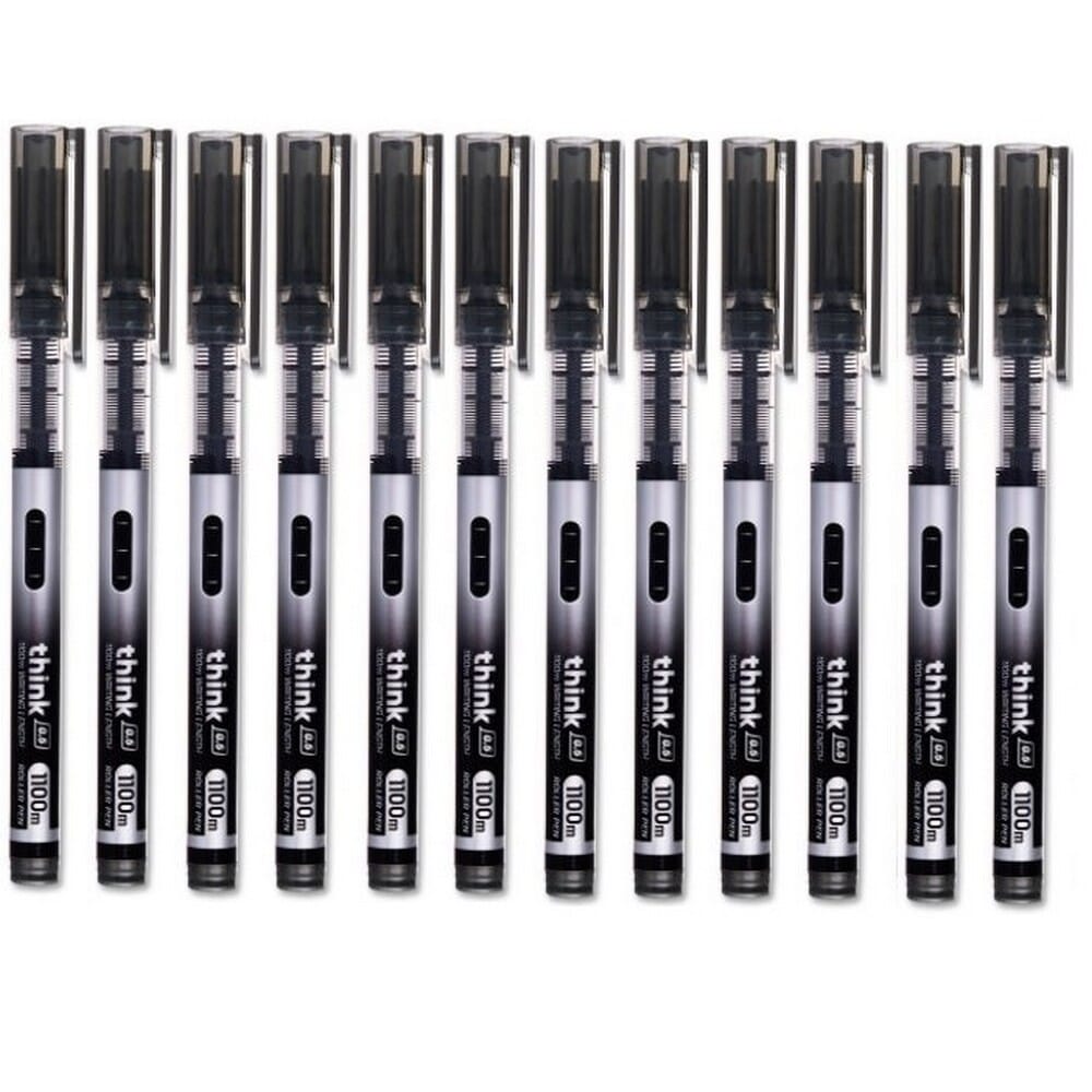 Deli Roller Pen Black Q300BK